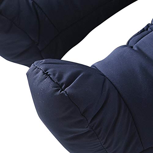 Famuka Winter Hooded Rompers for Baby Boys/Girls (Navy, 12-18M)