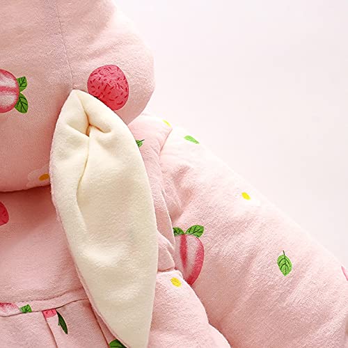 Pink Toddler Winter Coat with Hood and Bag