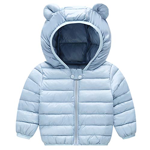 Blue Hooded Puffer Jacket for Baby 12-24 Months