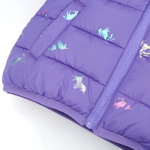 Kids Hooded Puffer Jacket, Waterproof Lightweight Outwear Boys/Girls