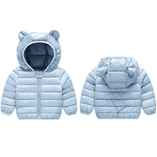 Blue Hooded Puffer Jacket for Baby 12-24 Months
