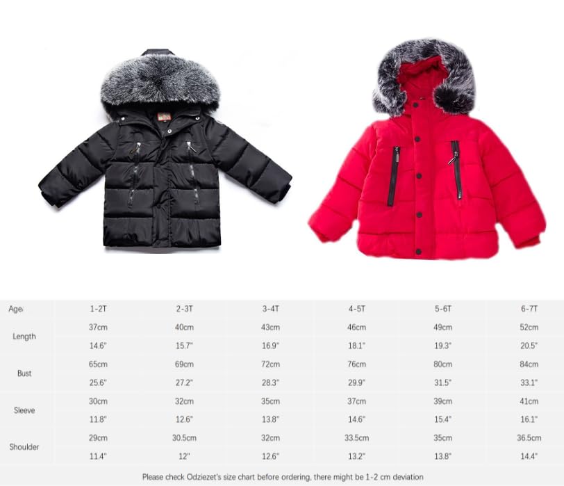 Odziezet Baby Winter Hooded Down Jacket 0-6 Years