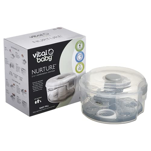 Vital Baby Nurture 2 in 1 Sterilizer - Microwave & Cold Water Sterilizer