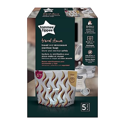 Tommee Tippee Travel Steriliser Bags - Pack of 5