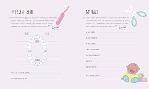 Baby's First Year Journal: Capture Milestone Memories