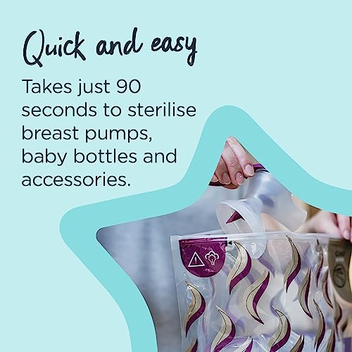 Tommee Tippee Travel Steriliser Bags - Pack of 5