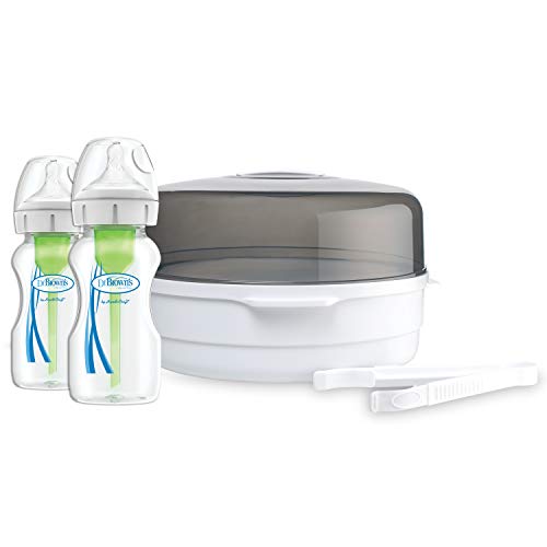 Dr. Brown's Microwave Steam Sterilizer with Wide Neck Bottles