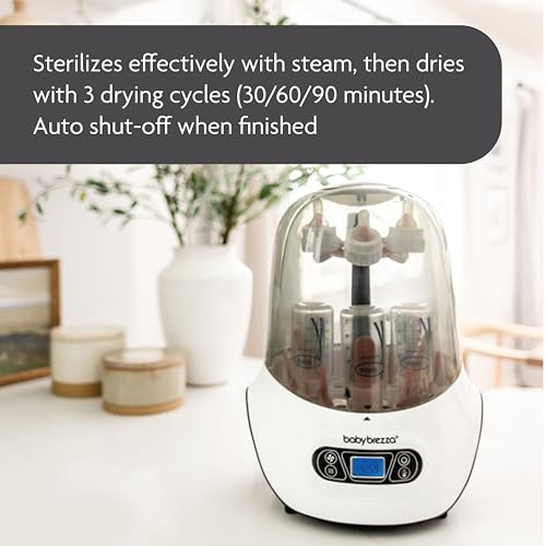 Baby Brezza Electric Steam Bottle Sterilizer & Dryer
