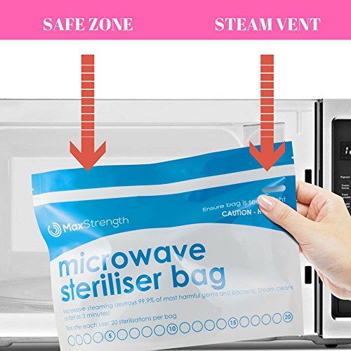 Premium Microwave Sterilizer Bags for Baby Products