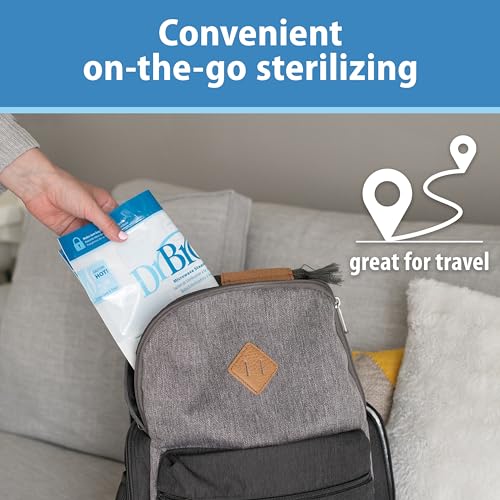 Dr. Brown's Steriliser Bags: Microwave, Travel, Reusable, 5-ct