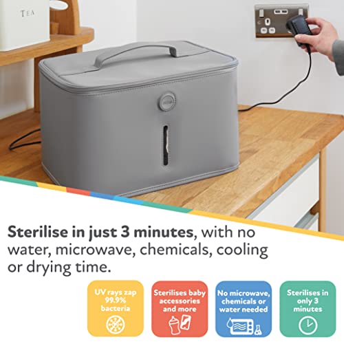 Nuby UV Baby Bottle Steriliser, Fast & Effective
