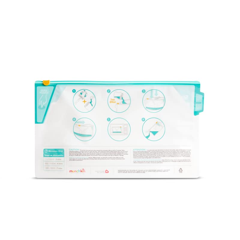 Munchkin Microwave Steriliser Bags & Travel Set