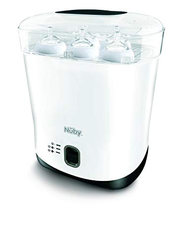 Nuby Baby Bottle Sterilizer and Dryer, White