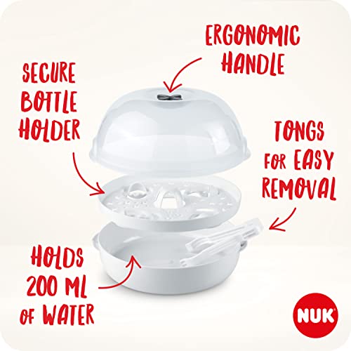 NUK Microwave Steam Baby Bottle Steriliser