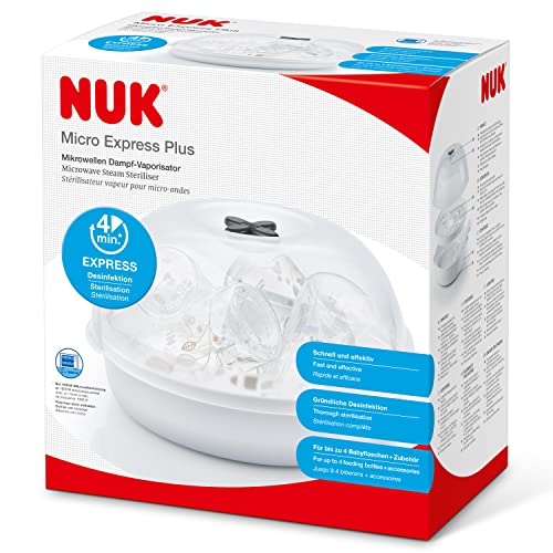 NUK Microwave Steam Baby Bottle Steriliser