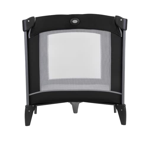 Graco Lightweight Travel Cot, Birth to 3 Years, Black/Grey