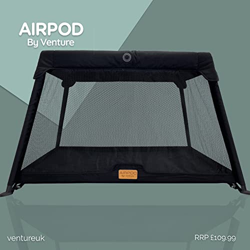 Venture Airpod Travel Cot - Foam Mattress & Carry Bag
