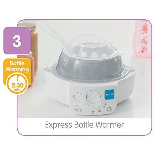 MAM Baby Bottle Steriliser & Warmer - 6 Functions