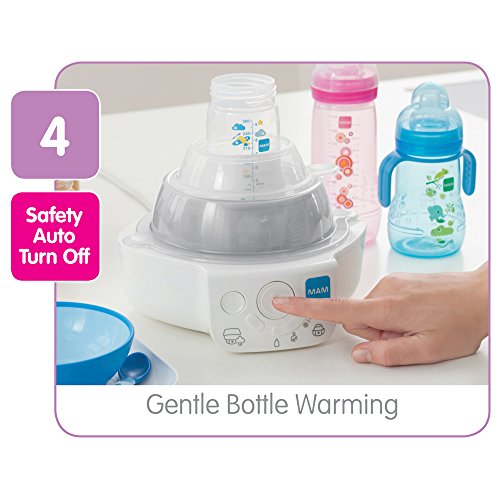 MAM Baby Bottle Steriliser & Warmer - 6 Functions