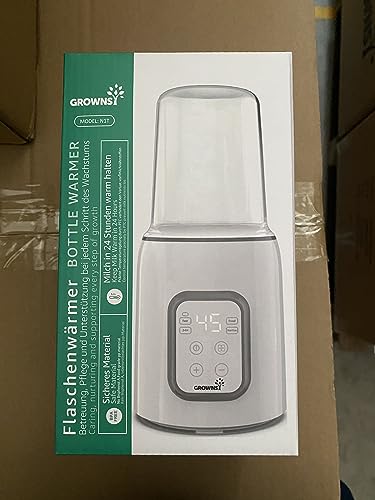 BPA-Free 8-in-1 Bottle Warmer with LCD & Timer