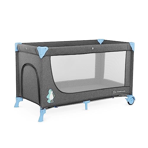 Kinderkraft Joy Children's Travel Bed with Modern Design