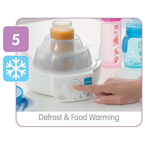 MAM Baby Bottle Steriliser & Warmer - 6 Functions