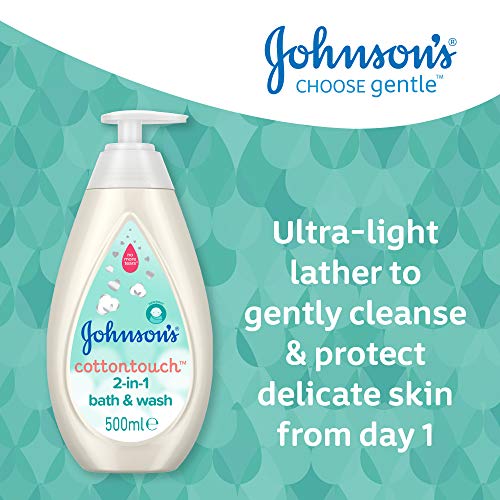 Johnson's 2-in-1 Baby Cotton Touch Bath & Wash
