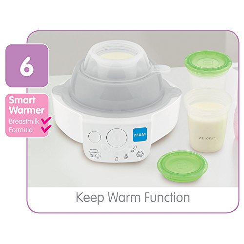 MAM Baby Bottle Steriliser & Warmer - 6 Functions