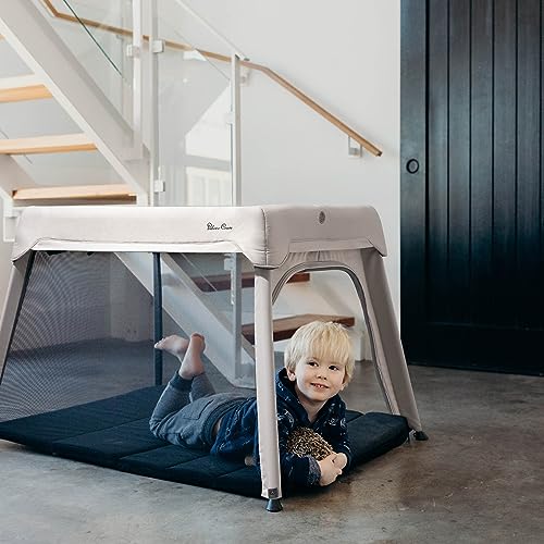 Silver Cross Slumber 3-in-1 Travel Cot in Stone