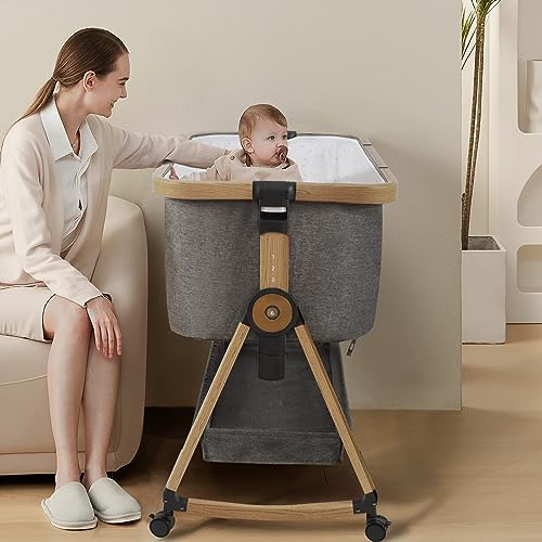 Maydolly Baby Crib - Co-Sleeping, Travel Cot, 6-Level Adjustable