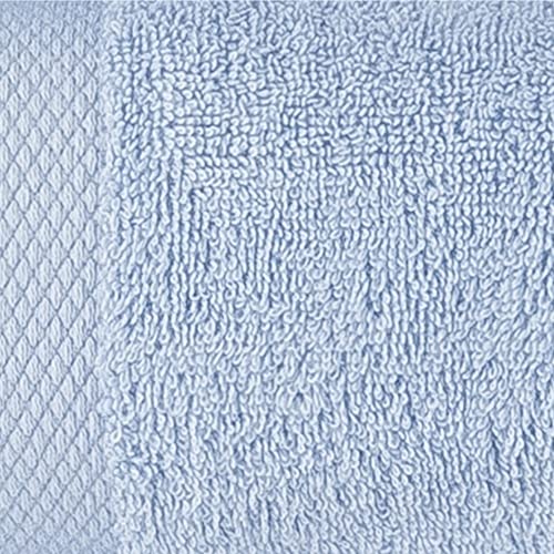 4-Piece Egyptian Cotton Face Cloth Set (Sky Blue)