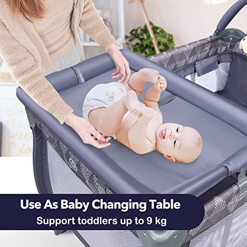 COSTWAY 3 in 1 Portable Travel Cot