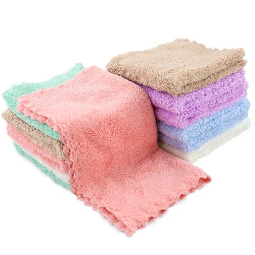 Soft and Absorbent Baby Washcloths, Pack of 12