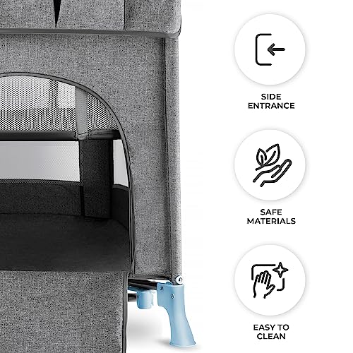 Kinderkraft Joy Children's Travel Bed with Modern Design