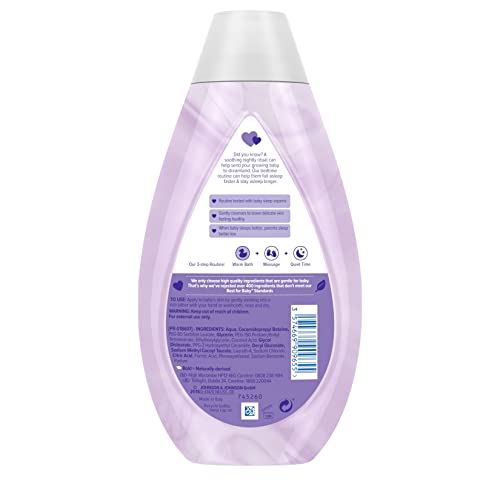 Johnson's Baby Bedtime Wash - Gentle, Mild, Natural Calm 500ml