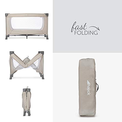 Hauck Dream N Play Travel Cot, Beige