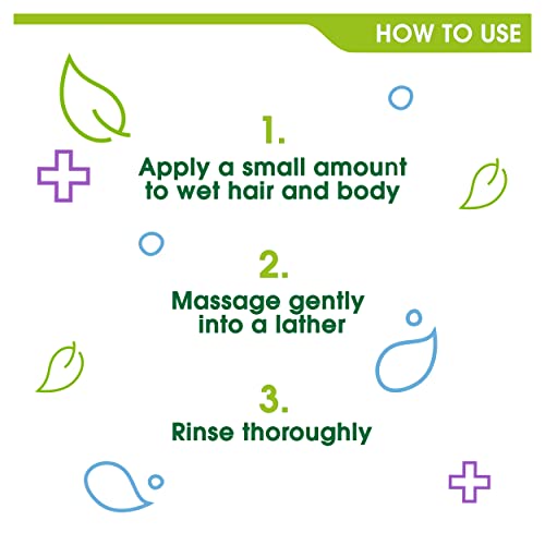 Kids Hypoallergenic Hair & Body Wash with Chamomile Oil