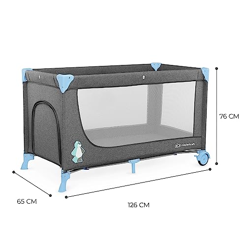 Kinderkraft Joy Children's Travel Bed with Modern Design