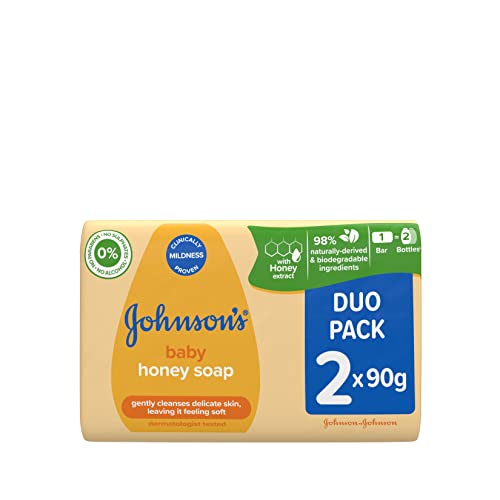 Johnson's Baby Honey Soap Duo, 90g (Pack of 2)