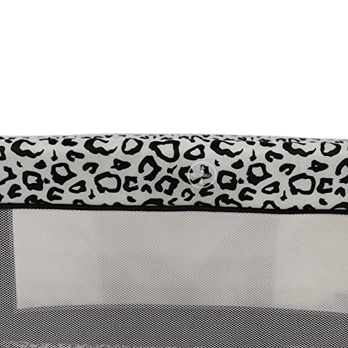 Lightweight Leopard Travel Cot: From Birth to 15kg