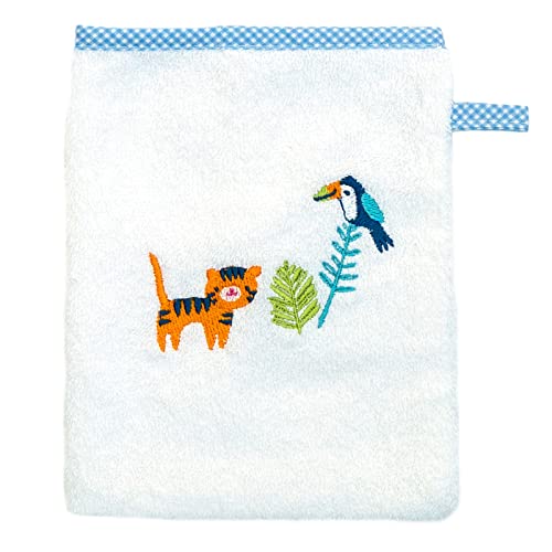 Soft Hooded Baby Towel with Cute Animal Embroidery
