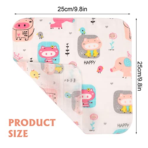 15 Pack Muslin Squares Baby Wash Cloths