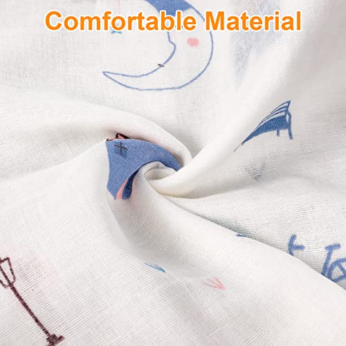 12 Pack Muslin Squares Baby Wash Cloths