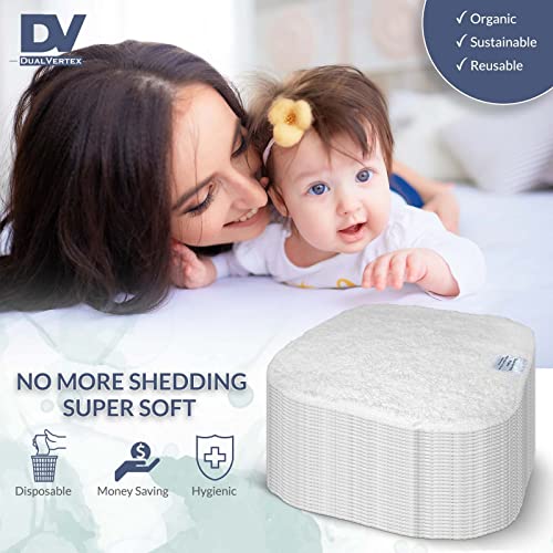 Bamboo Reusable Baby Wipes - Multi-functional Terry Cloth