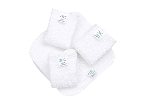 Lorandos 25 Reusable Baby Wipes: Soft Cotton Terry