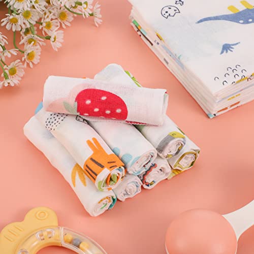 15 Pack Muslin Squares Baby Wash Cloths