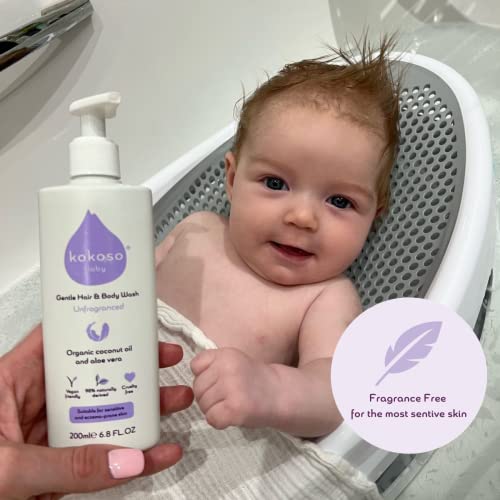 Organic and Natural Baby Wash - Gentle, Fragrance-Free