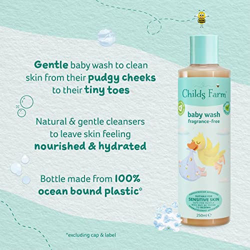 Childs Farm Baby Body Wash for Newborns, 250ml
