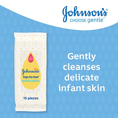 Johnson's Baby Sensitive Skin Wipes - 15 Pieces