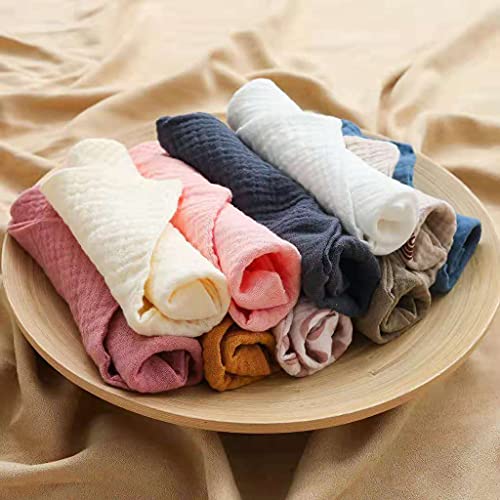 Baby Washcloths, 5-Pack Muslin Squares, Super Soft